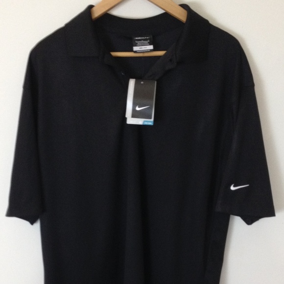 Nike Other - NIKE GOLF Dri Fit Short Sleeve Polo Black L Shirt